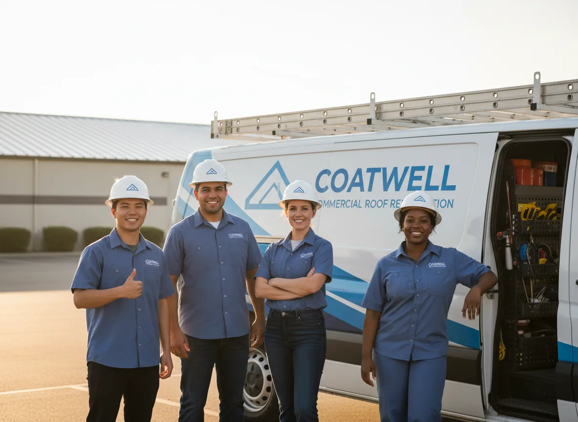 Commercial roof coating company in Anton, TX
